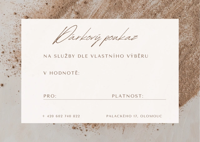 voucher v salonu OnFace Olomouc